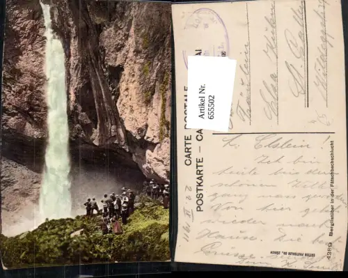 655502,Berglistüber i. d. Fätschbachschlucht Glarus Süd