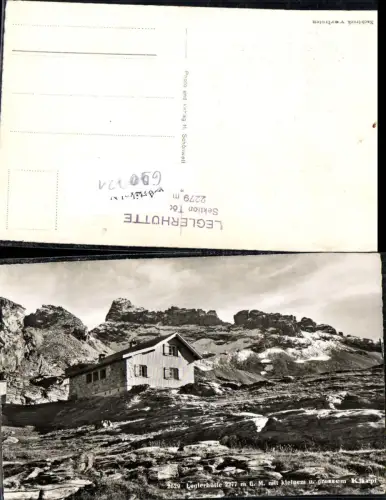 690721 Leglerhütte Sekt. Tödi Walcherguet Luchsingen Glarus Glarner Alpen Kärpf