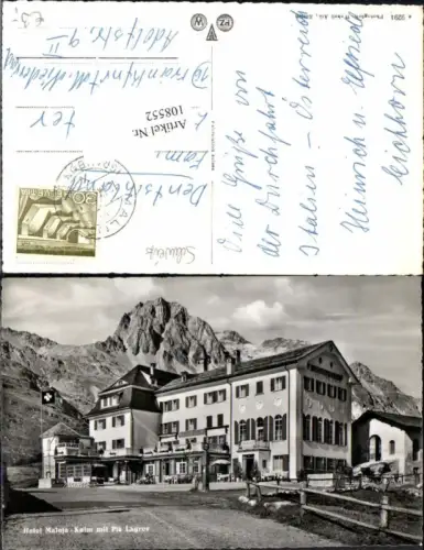 108552,Hotel Maloja Kulm Piz Lagrev Kt Graubünden