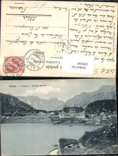 109300,Maloja Kursaal und Schloss Renesee Kt Graubünden