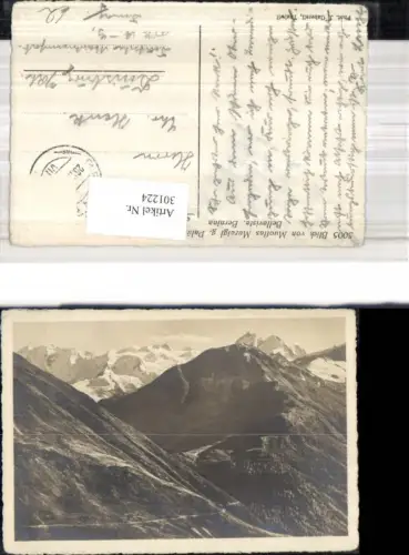 301224,Blick v. Muottas Muraigl g. Palü Bellavista Bernina Samedan Kt Graubünden