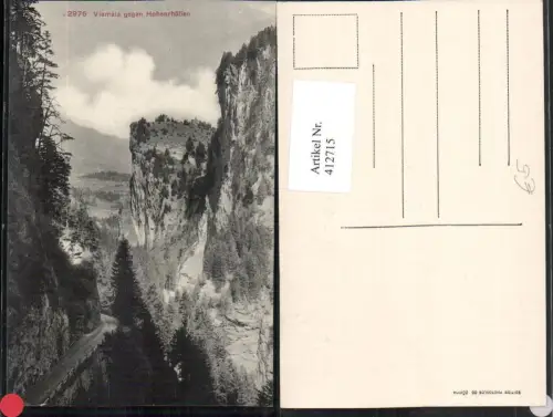 412715,Viamala Straße geg. Hohenrhätien Kt Graubünden