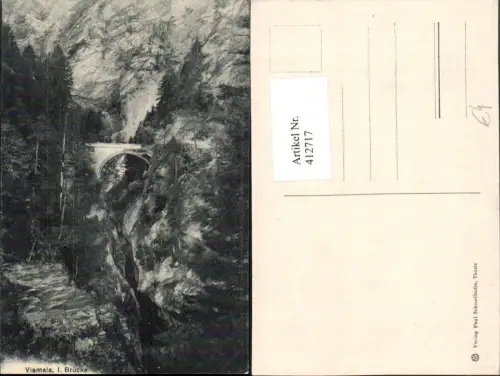 412717,Viamala Brücke Schlucht Kt Graubünden