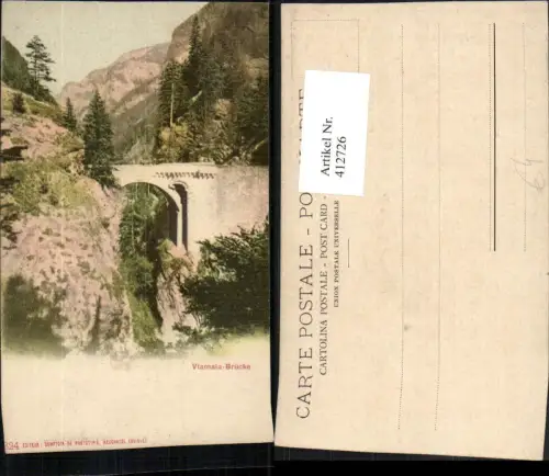 412726,Viamala Brücke Kt Graubünden