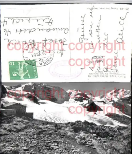 460329,Diavolezza-Hütte b. Pontresina Bergkulisse Kt Graubünden