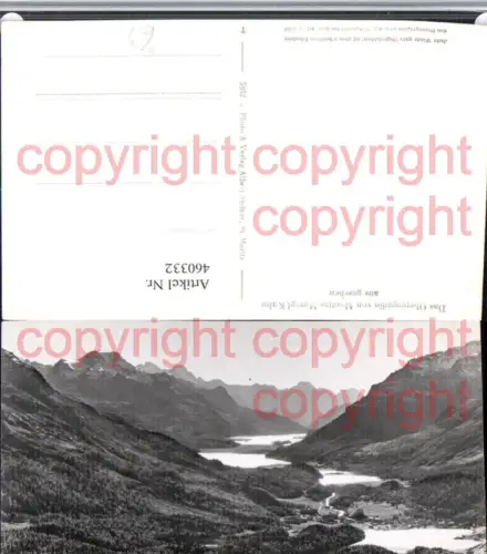 460332,Oberengadin von Muottas Muragl Bergkulisse Kt Graubünden