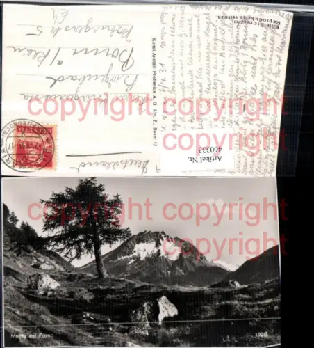 460333,Monte del Forno Bergkulisse Kt Graubünden