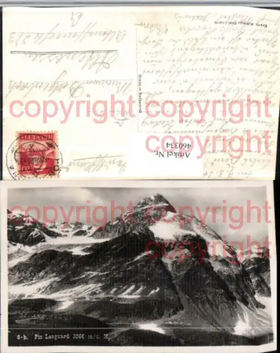 460334,Piz Languard b. Pontresina Bergkulisse Kt Graubünden