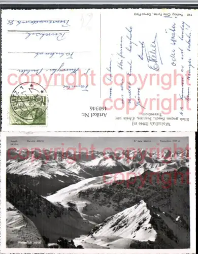 460346,Weissfluh b. Davos geg. Kesch Bergkulisse Kt Graubünden