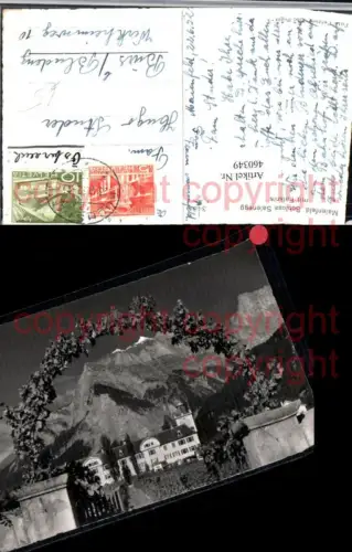 460349,Maienfeld Schloss Salenegg Bergkulisse Kt Graubünden