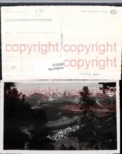460352,Pontresina Totale Bergkulisse Kt Graubünden