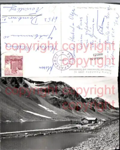 460353,Flüela Passhöhe Hospiz Bergkulisse Kt Graubünden