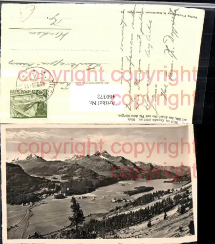 460372,Sils im Engadin See Bergkulisse Kt Graubünden