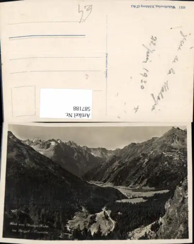 587188,Blick v. Maloja-Kulm ins Bergell Casaccia Switzerland