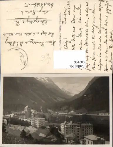 587196,Foto Ak Pontresina pub Photo-Haus Roseg Switzerland