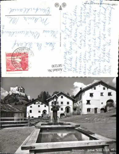587230,Unterendadin Schloss Tarasp Brunnen Switzerland