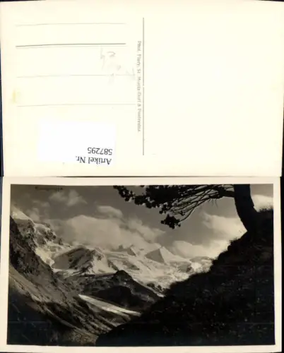 587295,Foto Ak St. Moritz Dorf Umgebung Berge Switzerland pub Phot. Flury