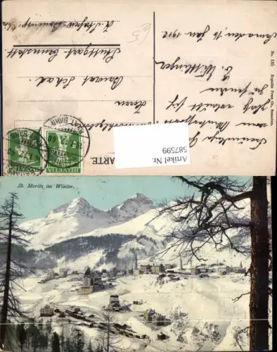 587599,St. Moritz im Winter Switzerland