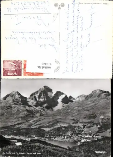 619326,St Moritz m. Piz Albana Julier u. Nair