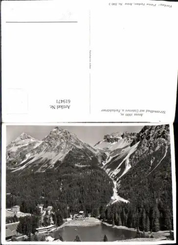 619471,Arosa Strandbad m. Untersee u. Furkahörner