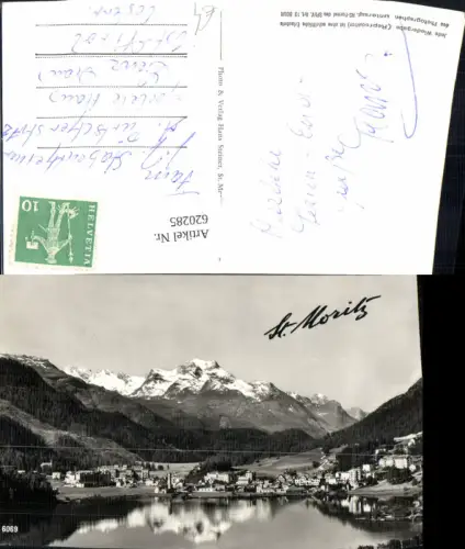 620285,Foto Ak St Moritz Ansicht