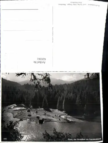 620361,Foto Ak Flims Strandbad a. Caumasee