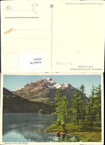 620411,Silsersee m. Piz della Margna Sils im Engadin/Segl