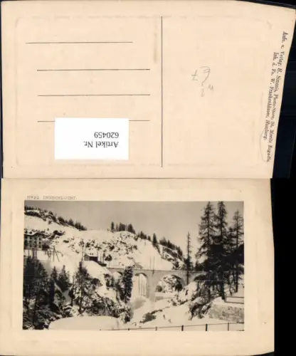 620459,St Moritz Engadin Innschlucht im Winter