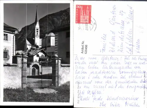 620498,Foto Ak Zernez Ref. Kirche