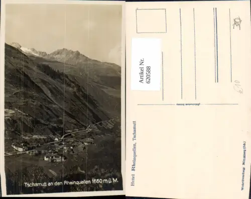 620588,Tavetsch Tschamutt Hotel Rheinquellen
