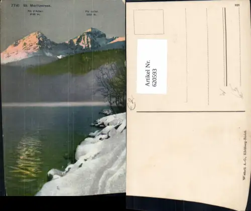 620593,St Moritz St Moritzersee Winteransicht