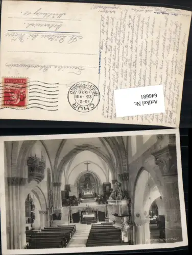 646681,Chur Kirche Innen Kt. Graubünden