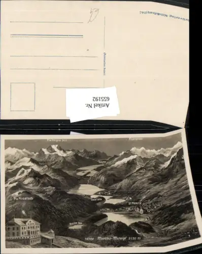 655192,Lagekarte Muottas Muragl Samedan St Moritz Cresta