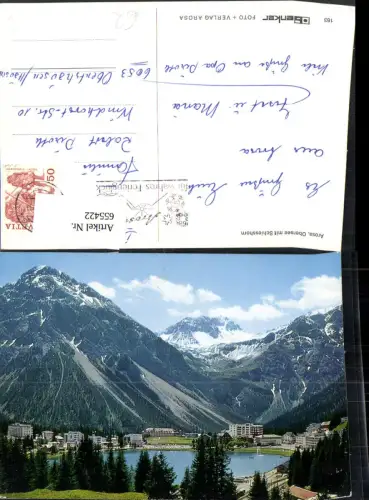 655422,Arosa Obersee mit Schiesshorn