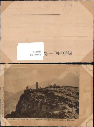 680118 Graubünden Castello di Mesocco Misox Moesa