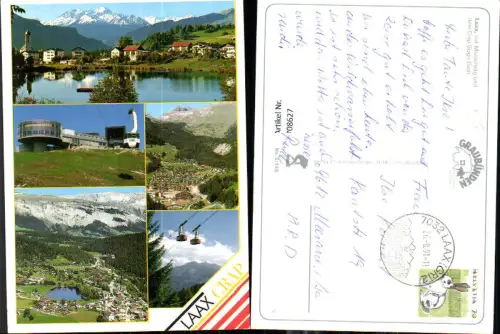 708627 Mehrbild AK Laax mit Murschetg und dem Grap Sogn Gion