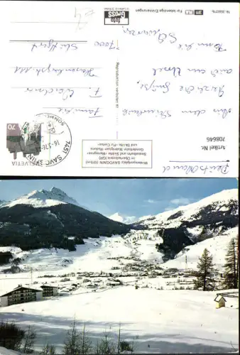 708646 Savognin im Oberhalbstein im Winter