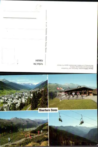 708684 Mehrbild AK Davos geg. Rinerhorn und Tinzenhorn Bergrestaurant Jatzmeder