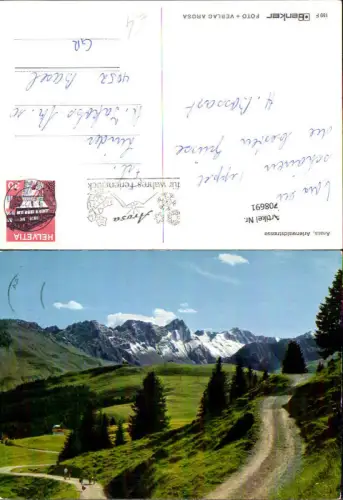 708691 Arosa Arlenwaldstrasse im Sommer