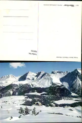 708701 Arosa Maran Prätschli Obersee Winteransicht