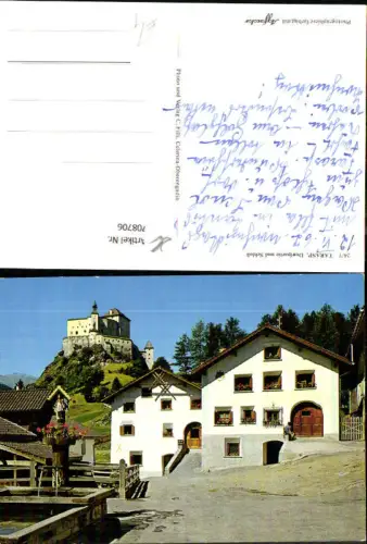 708706 Tarasp Dorfpartie u. Schloss