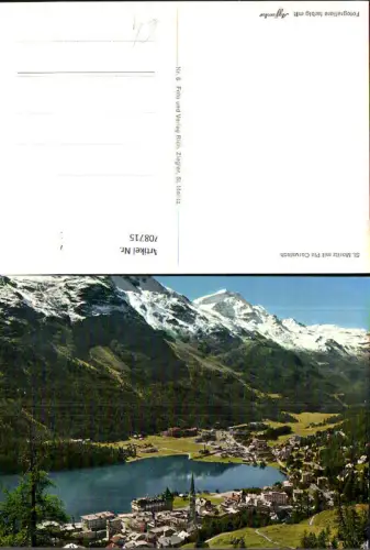 708715 St Moritz mit Piz Corvatsch