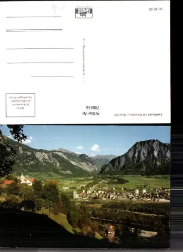 708856 Landquart mit Mastrils u. Klus Ansicht