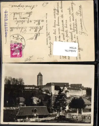97564,Porrentruy Le Chateau Pruntrut Ortsansicht Kt Jura
