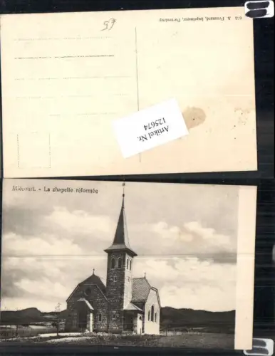 125674,Miecourt Mieschdorf Kapelle Kirche La baroche