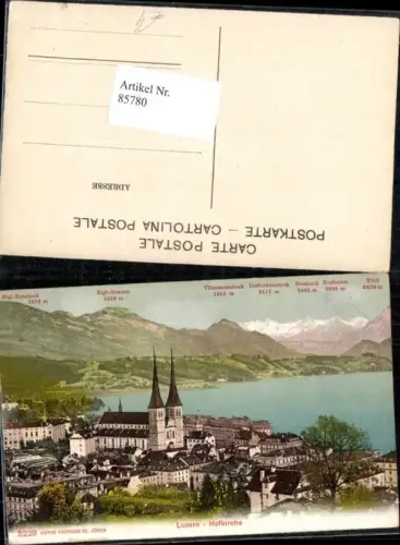 85780,Luzern Hofkirche Detailansicht Kt Luzern