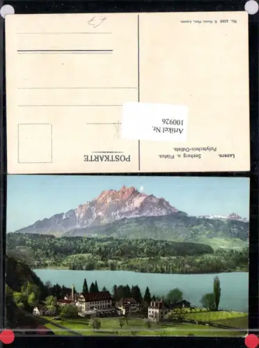 100926,Seeburg und Pilatus Kt Luzern