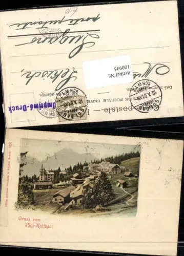 100945,Gruß vom Rigi Kaltbad Kt Luzern