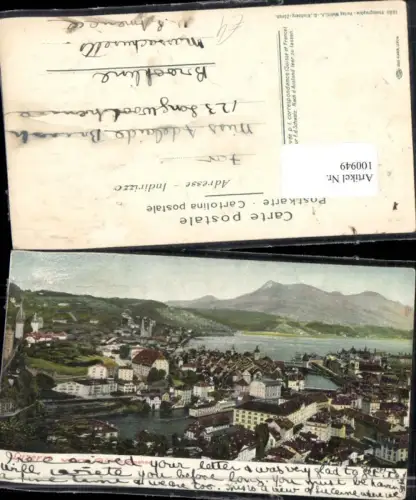 100949,Luzern Ortsansicht Kt Luzern