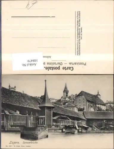 108479,Luzern SpreuerBrücke Kanton Luzern